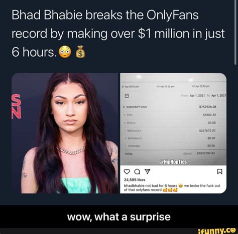 bhadbabie onlyfans leaked|Bhad Bhabie Breaks OnlyFans Record: Earns $1 Million in Six。